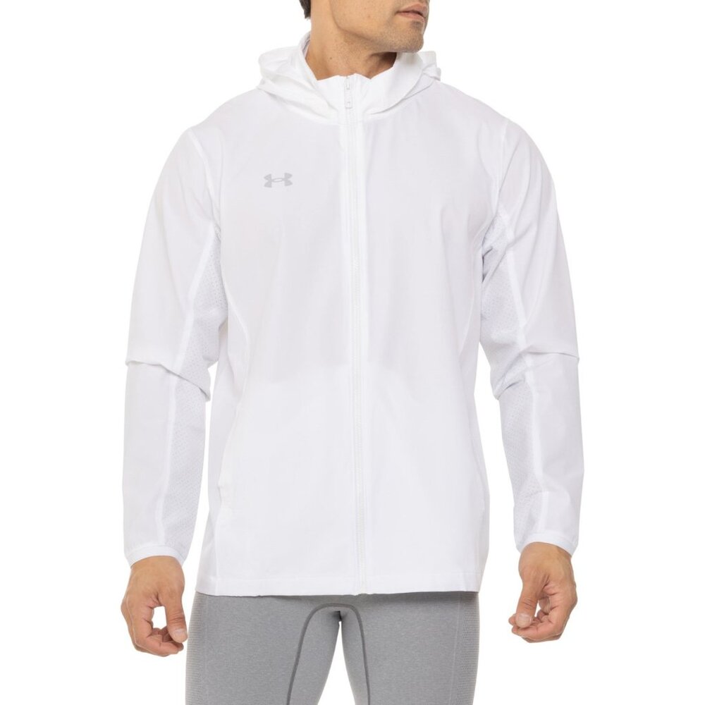 UNDER ARMOUR SQUAD 3.0 WARM UP FULL ZIP HOODED JACKET